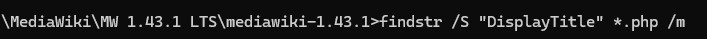 Command Prompt Find String
